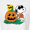 thumbnail image 3 of Peanuts - Joe Cool Pumpkin - Juniors Cropped Cotton Blend T-Shirt, 3 of 6
