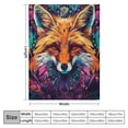 thumbnail image 4 of Orinice Fox Super Soft Throw Blanket Throw for Sofa Couch Bed Fluffy Flannel Fleece Blanket Machine Washable Nap Blanket Bed Spread  40x50in, 4 of 6