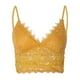 thumbnail image 5 of Gibobby arnés para mujer Lencería de talla grande, chaleco, sujetador, camisola inalámbrica, ropa interior corta con cuello en V, ropa interior Sexy para mujer(Amarillo, S), 5 of 5