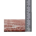 thumbnail image 4 of Unique Loom Outdoor Trellis Collection Area Rug (10' 8" Square Rust Red/Ivory), 4 of 6