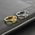thumbnail image 3 of 18K Gold Plated Stainless Steel Gold Ring for Women,Delicate Jewelry Gift for Women, 3 of 5
