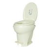 Thetford Aqua-Magic V Pedal Flush RV Toilet, High, Parchment, 31672-17.5"x17.8"x15.1"