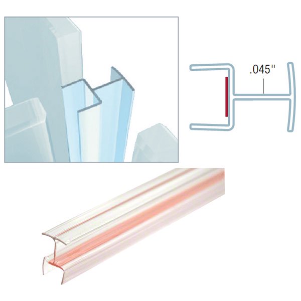 Gordon Glass Crystal Clear EZClipOn GlasstoGlass Jointing Strips