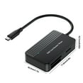thumbnail image 3 of USB 3.0 tipo C lector de tarjetas USB 4 en 1 lector de tarjetas inteligentes de memoria 5Gbps SD TF CF MS, 3 of 6