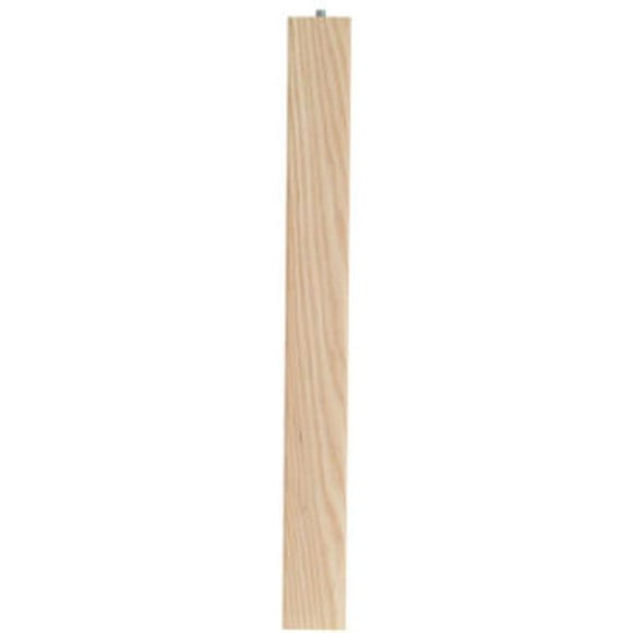 2656 1,63 x 1,63 in. Frêne Parsons Jambe de Table - Finition Poncée