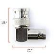 thumbnail image 3 of THE CIMPLE CO - Right Angle BNC Connector - BNC Male to Female Elbow Adapter - 10 PCS, 3 of 9