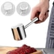thumbnail image 2 of Professional Meat Tenderizer Hammer Stainless Steel, Heavy Duty Double Sided Meat Tenderiser, 2 of 4