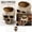 White, variant on 3.94IN Gothic Skull Resin Planter Pot, Halloween Skull Succulent Flower Pot, Multi-Purpose Skull Decor Container for Indoor Plants, Candy, Table Bar Decor,Gold