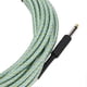 thumbnail image 4 of Musical Instrument Cable Braided Shield NickelPlated Plug Guitar Bass Connection Cord 10 Meter(Green ), 4 of 4
