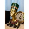 thumbnail image 7 of Golden Ancient Egyptian Queen Nefertiti Bust Statue 9.75"Tall Wife Of Pharaoh, 7 of 7
