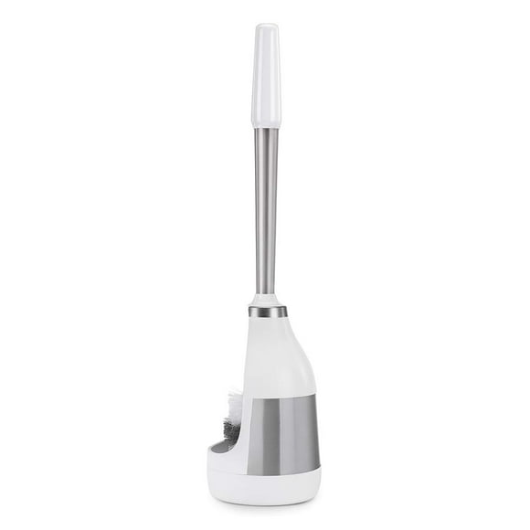 Polder Belle Design Caddy de Brosse de Toilette avec Tête de Brosse Optimisée pour Endroits Difficiles d'Accès