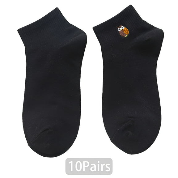 TELOLY 12Pairs Ankle Socks for Women,Cotton Women'S Socks Size 9-11,Womens Running Socks