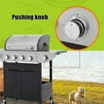thumbnail image 6 of 4 Burner Stainless Steel Gas Grill with Side Burner, 46,500 BTU Barbecue Propane Grill for Outdoor Patio Garden Camping, Black&Silver, 6 of 10