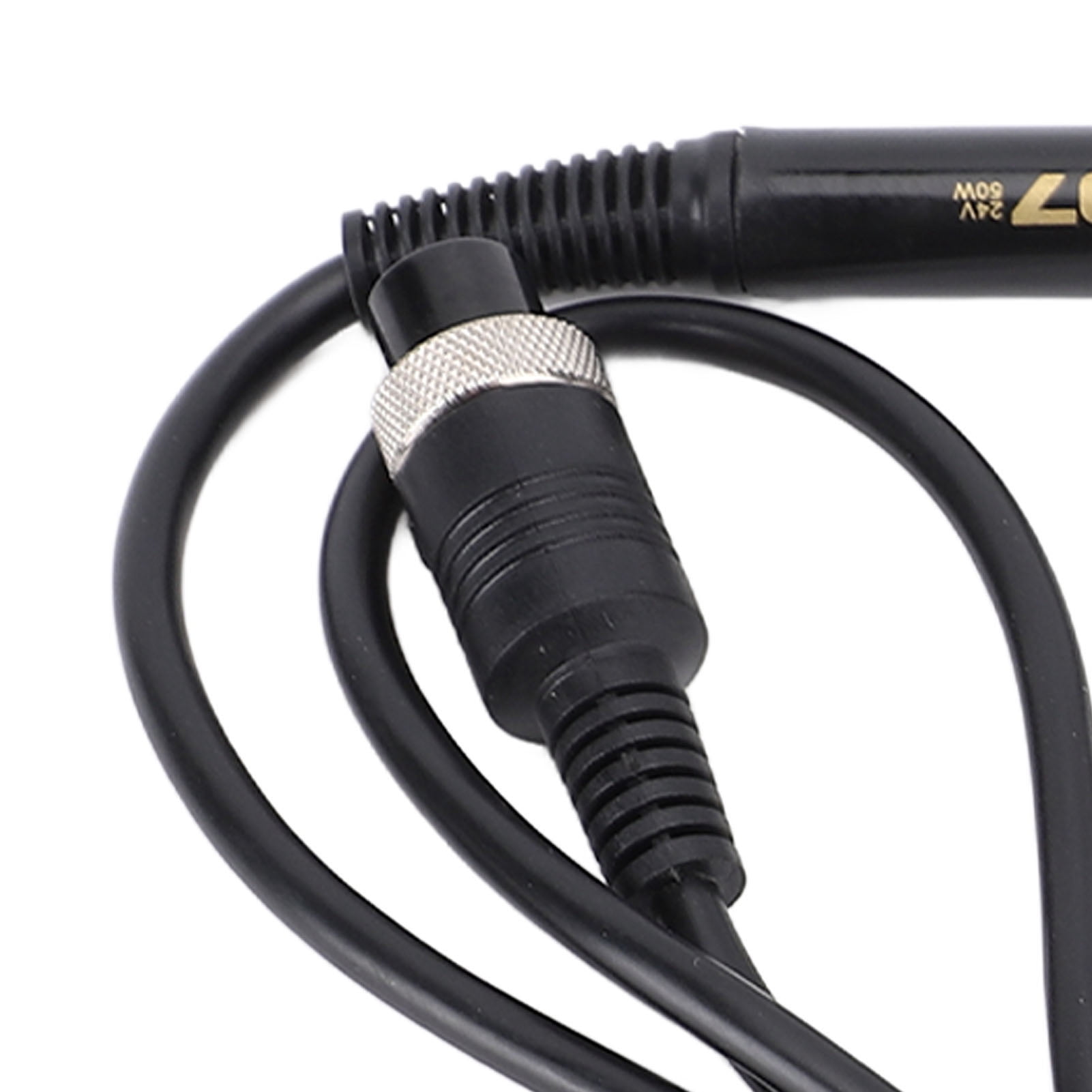 LAZIOEGR 50W 24V Soldering Iron Handle Silicone Aluminum Soldering Station Replacement Pencil Welding Tool with 5 Holes, 8.5 inches / 21.6 cm