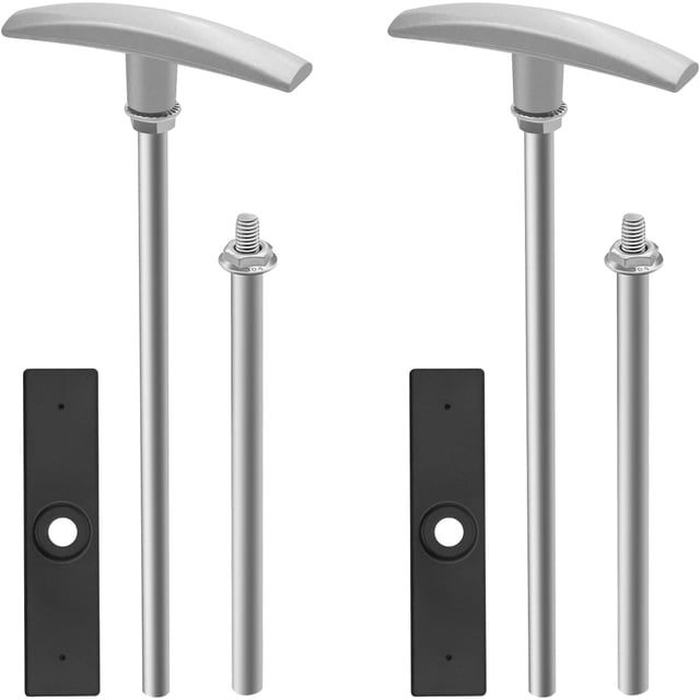 Poignée de Soupape de Déchet de VR de Remplacement T/TXHPB Rallonge de Soupape de Déchet de VR Valve d'Égout de VR Valve de Réservoir de VR锛V Valve de Clapet Pièces de VR Tige d'Extension en Aluminium Profilé Déchets