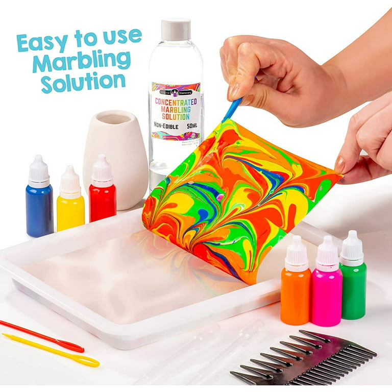 Marbling Paint Kit Environmentally Friendly Diy Water Art Craft Drawing  Tools Supplies