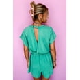 thumbnail image 2 of Stylish Short Sleeve Jumpsuit for Women - Comfortable and Versatile Summer Outfit - [ZhiHiMeRi] | (US 4-6)S, 2 of 8