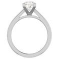 thumbnail image 4 of Diamond Engagement Rings For Women GIA Certified Princess Solitaire Diamond Ring 14K White Gold 0.75 Carat (K,I1), 4 of 7