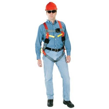 MSA X-Small ArcSafe Cross-Chest Style Harness With Qwik-Fit Leg Strap, Back Loop And 4 D-Rings