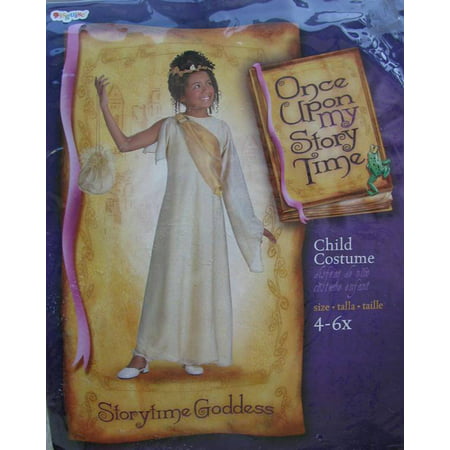 Disguise Girls 'Storytime Goddess' Halloween Costume, White,