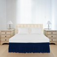 thumbnail image 4 of Falda de cama Utopia Bedding elástica de microfibra King Navy, 4 of 6