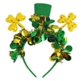 thumbnail image 2 of Diadema ligera para el Día de San Patricio, accesorio para disfraz, accesorios de fotos para mujeres y hombres. Estilo F, 2 of 9