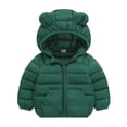thumbnail image 5 of OGLCCG Girls Hooded Puffer Jacket Kids Winter Quilted Down Coats with Pockets Full Zip Warm Winter Coat for Girls 1-8 Years, 5 of 7