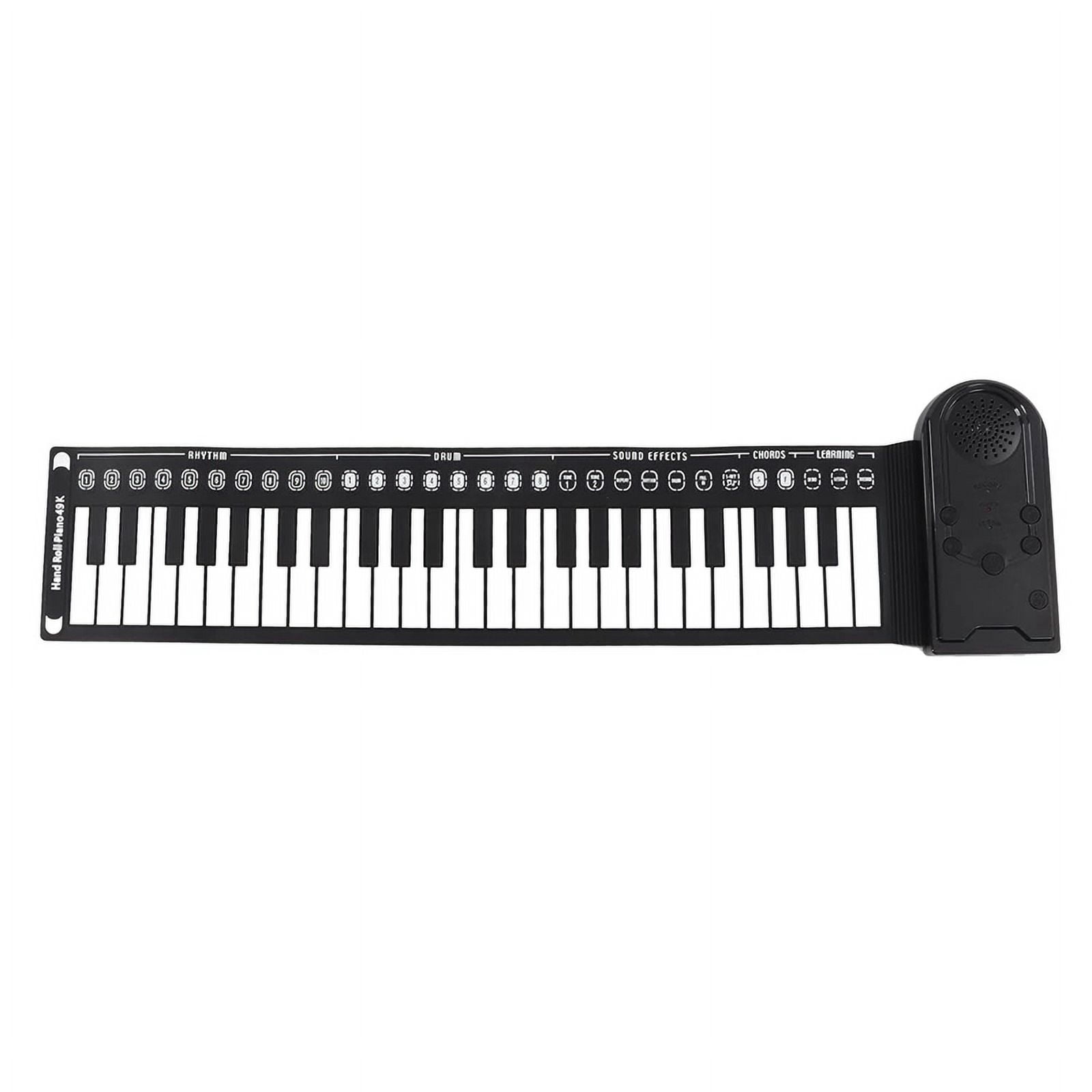 Keyboard Piano Roll Up Electric for Beginners Foldable 49 Keys Electronic