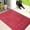 Burgundy Red, variant on Dirt Trapping Door Mat 20" x 31.5", Non-Slip/Skid Machine Washable Entryway Rug, Dog Doormat, Super Absorbent Welcome Mat for Muddy Wet Shoes and Paws, Beige