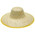 thumbnail image 2 of IDALL Straw Hat Bucket Hat Cheers.US Hats For Men Women Summer Beach Sun Hat Wide Brim Cap Fishing Garden Hat Visor Hats Summer Hats Gold 1 One Size, 2 of 9