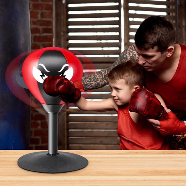 Hxlamzoo Fun Punch Rage Bag, Desktop Boxing Bag, Heavy Duty Desk Punching Bag for Stress Relief - Fun Punch Bag 2025 Upgrade Desktop Punching Bag for Kids Adults