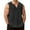 Black, variant on Men's Slim Fit Tank Tops Breathable Sleeveless Shirts for Gym Summer Casual Wear with Zipper Detail Lightweight Muscle Tee Mens Basic Tee Shirts Summer Classic T-Shirts