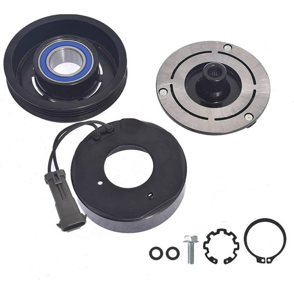 labwork Air Conditioner Compressor Clutch Kit Replacement for 2000-2013 Silverado 1500 10S20F