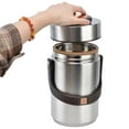 thumbnail image 3 of Fyearfly Bocal Alimentaire Isolé sous Vide en Acier Inoxydable, 2300ml Conteneurs à Lunch Isolés Portables 304 Bocal Alimentaire Isolé sous Vide Boîte à Lunch Bento sous Vide, 3 of 8