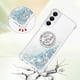 thumbnail image 3 of Funda para Samsung Galaxy A05S con Brillo Líquido Flotante, Purpurina, Parachoques y Anillo Giratorio Soporte, 3 of 5