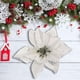 thumbnail image 4 of Cateissary Paño Árbol de Navidad Decorativo Flor falsa Moda Brillante Home Park Party Simulación artificial Festival Flores Kits de decoración para fiestas Plata Cateissary JR1170-03, 4 of 6