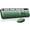 Black Green Gradient, variant on Wireless And Mouse Combo Full Size Typewriter Retro Round Computer Plug Play For Laptop Pc Computer- Orange