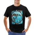 thumbnail image 7 of Blue Oyster Rock Mens Short Sleeve Crewneck T-Shirt 80s 90s Graphic Tees Shirts Top, 7 of 7