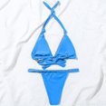 thumbnail image 7 of Sexy Bikini Sets - High Cut Thong Swimsuit - Tie Knot Ruched - Beach/Pool Party Wear, 7 of 7