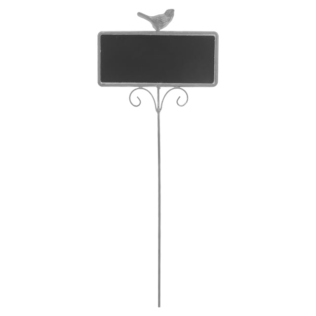 Etiqueta de planta de Metal, letrero de jardín para plantas en maceta, pizarra, etiqueta de planta de jardinería, estaca de pizarra