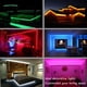 thumbnail image 3 of Areful Luces de cuerda LED, tira de luz RGB flexible plana de 16.4 pies, cambio de color, impermeable para uso en interiores y exteriores, iluminación decorativa conectable, 8 colores y múltiples modo, 3 of 5