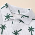 thumbnail image 6 of HCNTES Classic Toddler Boy Polo Set Boys Comfortable And Breathable Short Sleeved Twopiece Set With Cute Coconut Tree Prints, 6 of 6