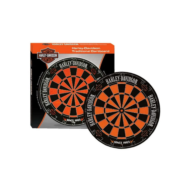 Harley-Davidson Traditional Premium Dartboard w/ Harley Colors