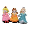 thumbnail image 4 of Juguetes de peluche de princesa Peach Mario, muñecos de peluche Kawaii, muñecas de dibujos animados, regalo de cumpleaños y Navidad para niños, colección, 4 of 6