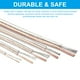 thumbnail image 5 of Cable cubierto de PVC de 20 metros (65.6 pies) 22/2 de Uxcell, cable para altavoces resistente al calor de 300V, claro, plateado, marrón, 5 of 7