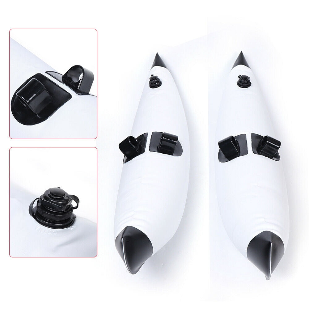 Flkoendmall 2Pcs Kayak PVC Inflatable Outrigger Canoe Fishing Boat Standing Float Stabilizer