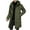 Green, variant on Jamicy Puffer Jacket for Mens Christmas Presents Long Puffer Jacket Winter Warm Hooded Outerwear Quilted Jacket Zip Up Padded Coats Outerwear
