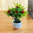 thumbnail image 1 of Artificial Flower Fake False Plants Flowers Garden With Pot Outdoor Decor, 1 of 5