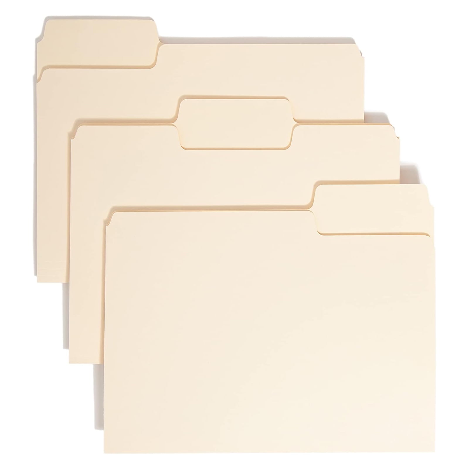 Smead SuperTab File Folder, Oversized 1/3-Cut Tab, Letter Size, Manila, 24 Per Pack, 2 Packs