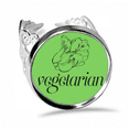 thumbnail image 1 of Bague Végétarienne Cool Ajustable Amour Mariage Fiançailles, 1 of 3